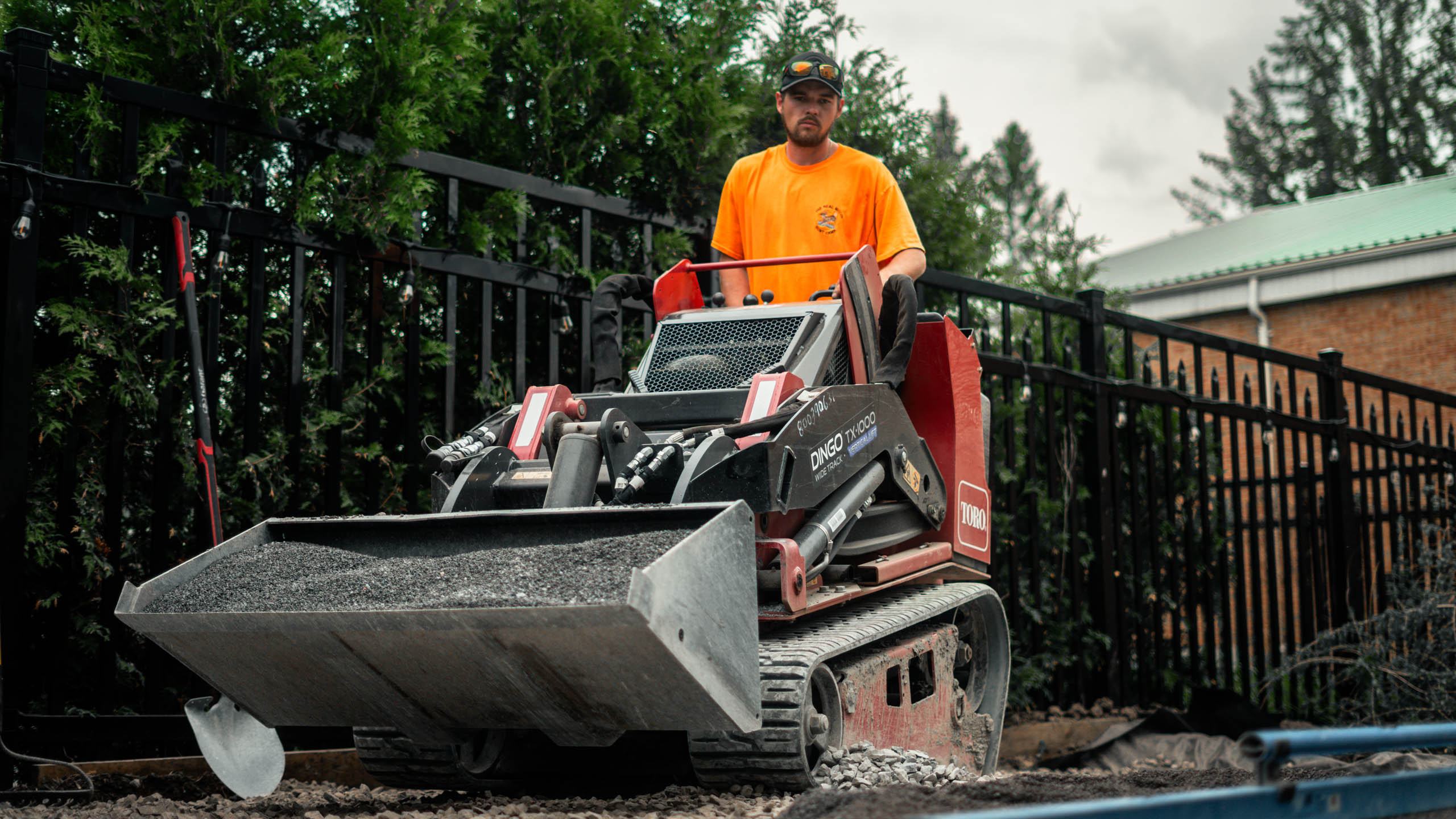 Limestone Land Care equipment on a jobsite