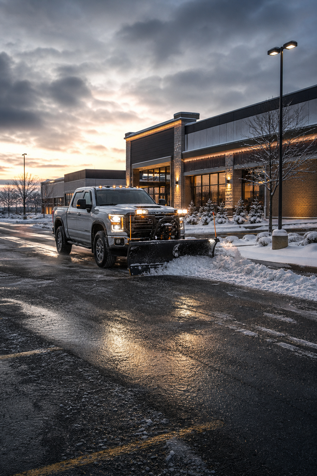Commercial winter snow and ice management